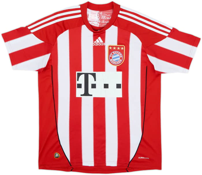 2010-11 Bayern Munich Home Shirt Muller #25 - 6/10 - (XL.Boys)