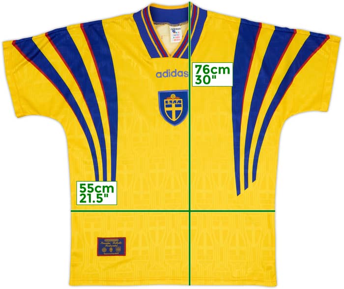 Camiseta de local de Suecia 1997 - 5/10 - (M)