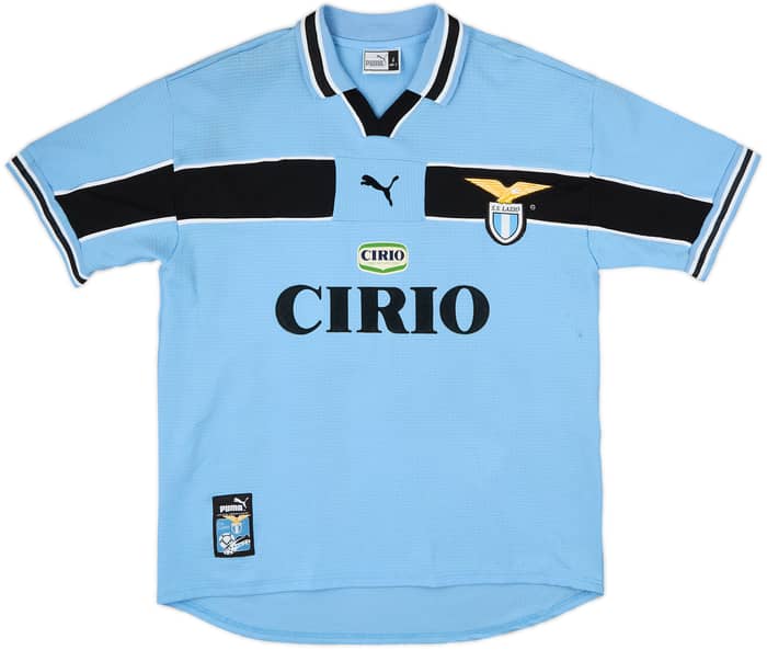 1998-00 Lazio Home Shirt Nedved #18 - 8/10 - (L)