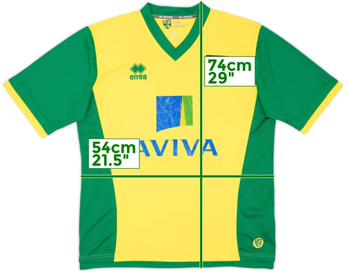 2013-14 Norwich Home Shirt - 5/10 - (L)