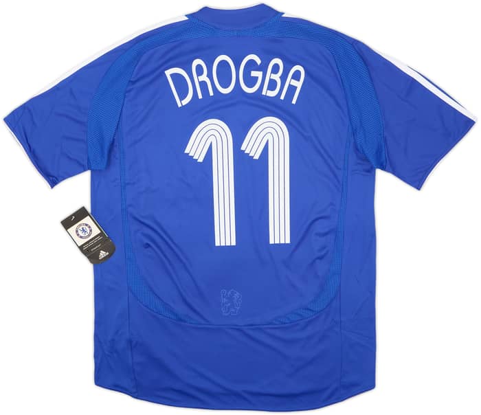 2006-08 Chelsea Home Shirt Drogba #11 (L)