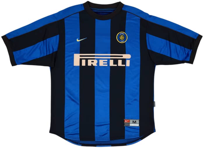 1999-00 Inter Milan Home Shirt Ronaldo #9 - 8/10 - (M)