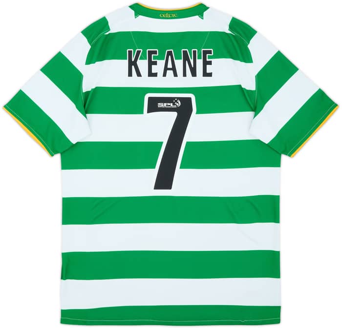 2008-10 Celtic Home Shirt Keane #7 - 5/10 - (S)