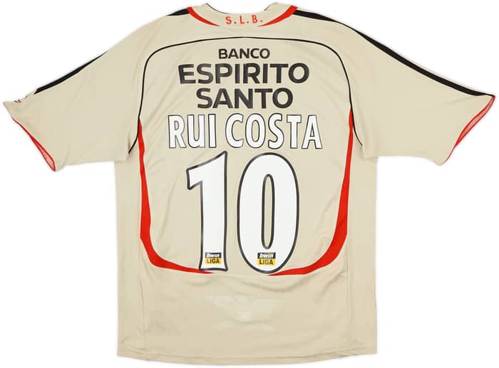 2006-07 Benfica Away Shirt Rui Costa #10 - 8/10 - (13-14 Years)