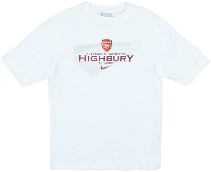 2005-06 Arsenal Nike Cotton Tee - 6/10 - (S)