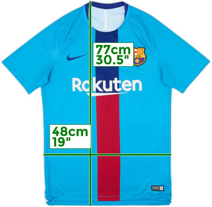 2019-20 Barcelona Nike Training Shirt - 7/10 - (M)