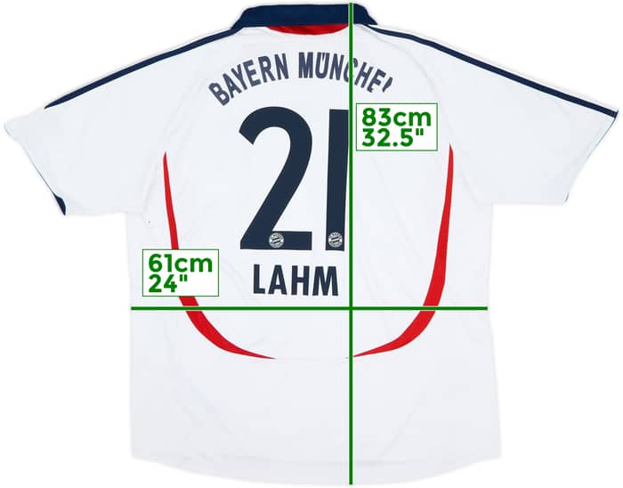 2006-07 Bayern Munich Away Shirt Lahm #21 - 5/10 - (XXL)