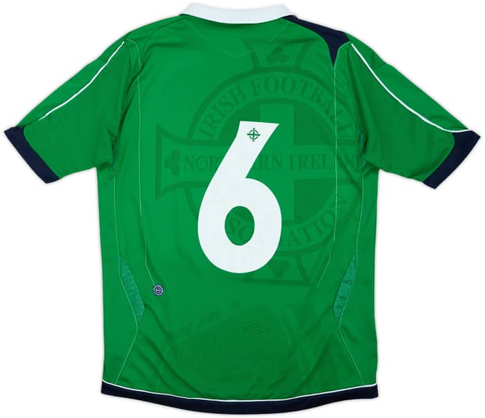 2006-08 Northern Ireland Home Shirt #6 - 7/10 - (XL.Boys)