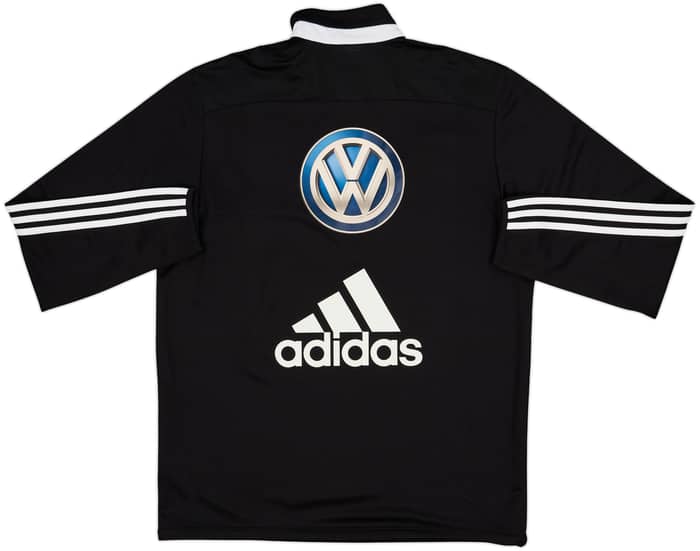 2013-14 Wolfsburg Player Issue adidas 1/4 Zip Training Top - 8/10 - (L)