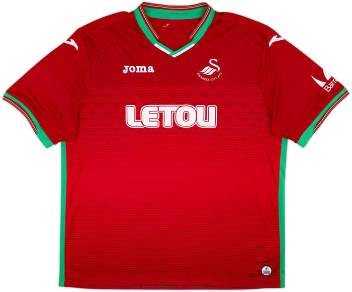 2017-18 Swansea Away Shirt Wilfried #2 - 8/10 - (XXL)
