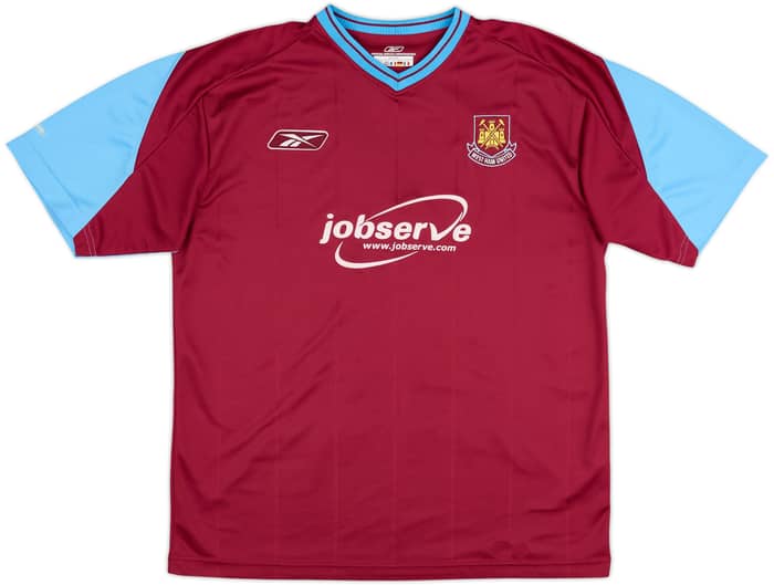 2003-05 West Ham Home Shirt Etherington #12 - 8/10 - (L)