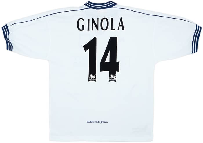 1997-99 Tottenham Home Shirt Ginola #14 - 9/10 - (L)