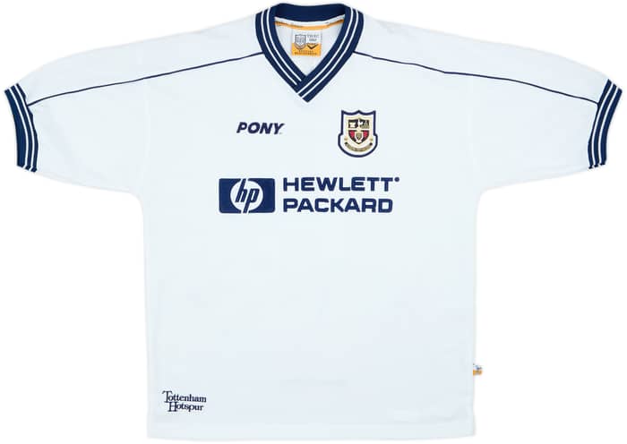 1997-99 Tottenham Home Shirt Ginola #14 - 9/10 - (L)