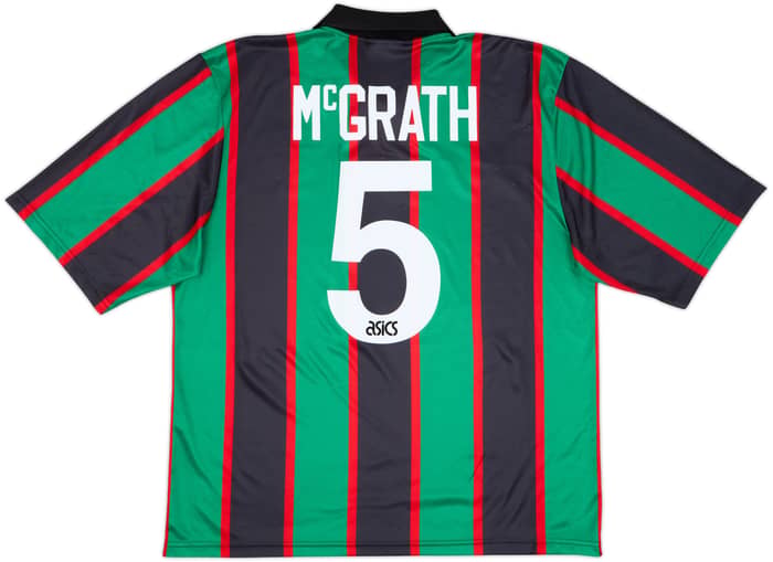 1993-95 Aston Villa Away Shirt McGrath #5 - 8/10 - (XL)