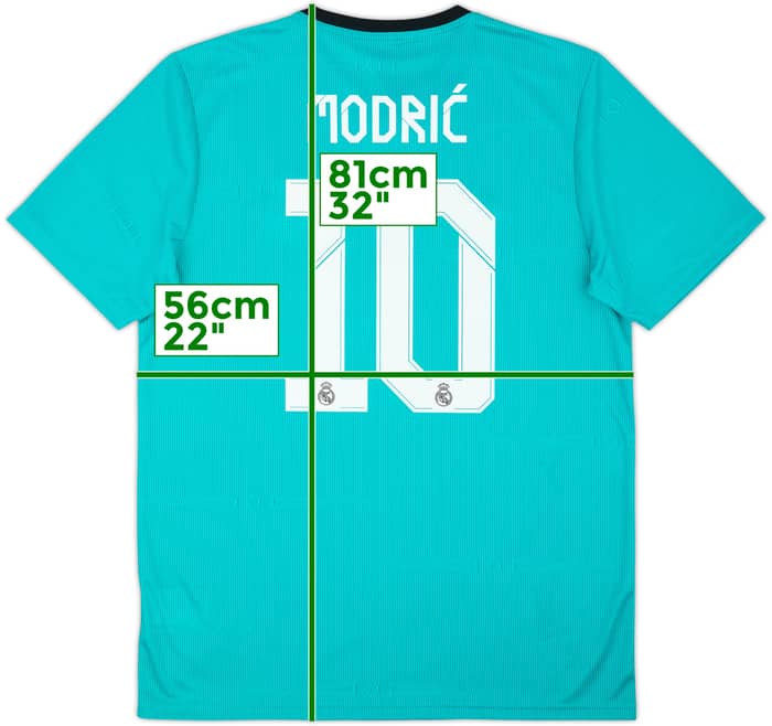 2021-22 Real Madrid Third Shirt Modric #10 (L)