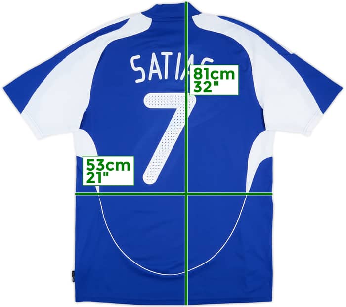 2008-10 Cyprus Home Shirt Satias #7 - 7/10 - (L)
