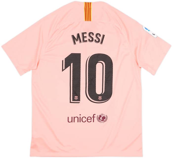 2018-19 Barcelona Third Shirt Messi #10 - 9/10 - (L)