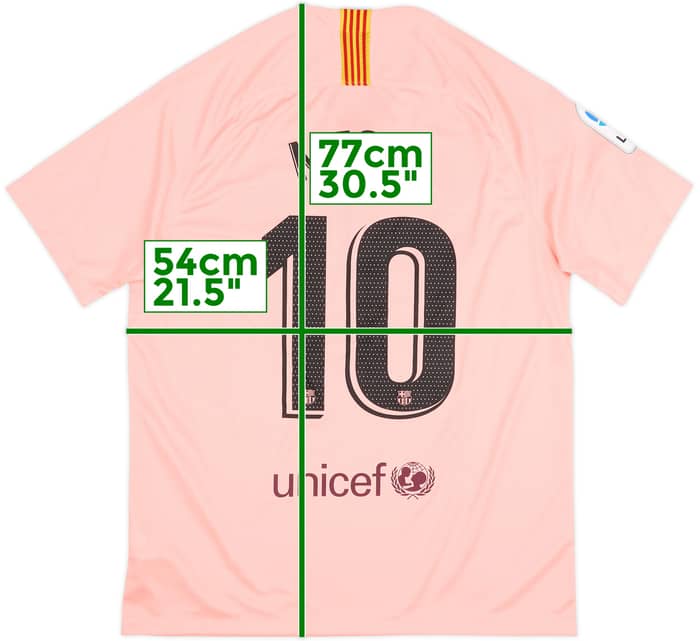 2018-19 Barcelona Third Shirt Messi #10 - 9/10 - (L)