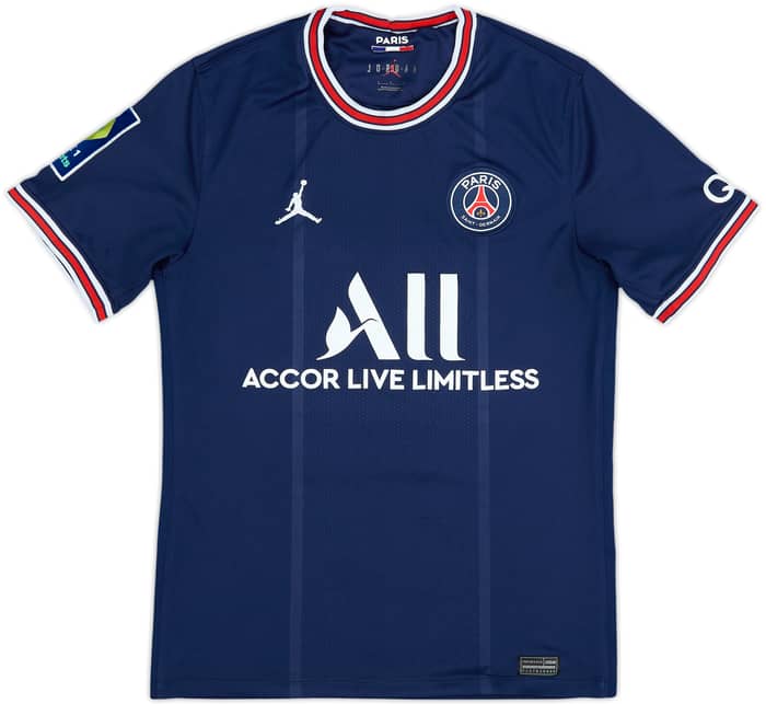 2021-22 Paris Saint-Germain Home Shirt Messi #30 - 8/10 - (S)