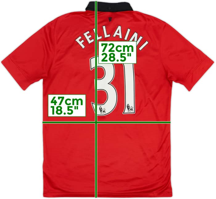 2013-14 Manchester United Home Shirt Fellaini #31 - 6/10 - (M)