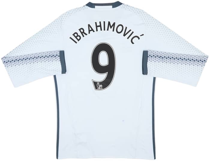 2016-17 Manchester United Third L/S Shirt Ibrahimovic #9 - 5/10 - (M)