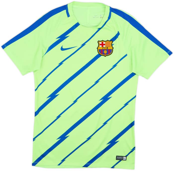 2017-18 Barcelona Nike Training Shirt - 9/10 - (M)