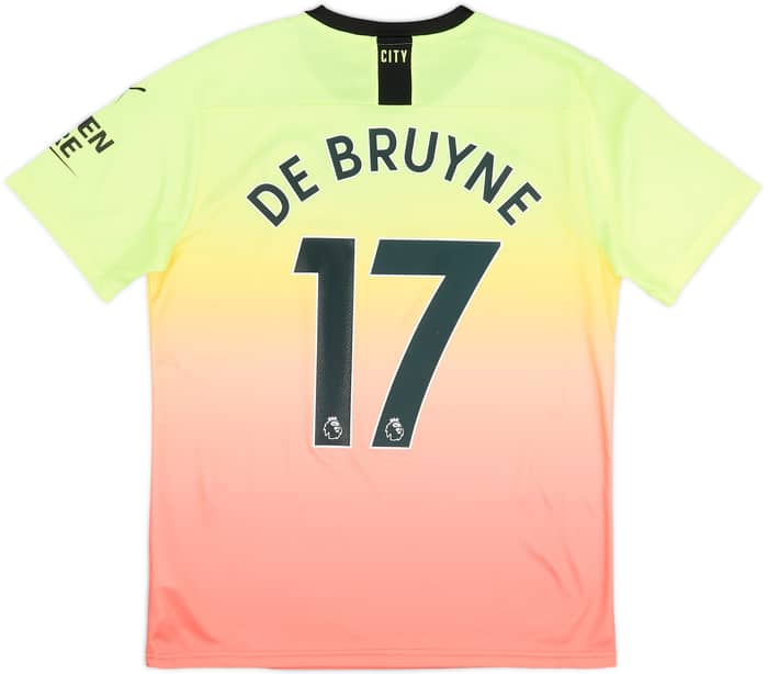 2019-20 Manchester City Third Shirt De Bruyne #17 - 8/10 - (M)
