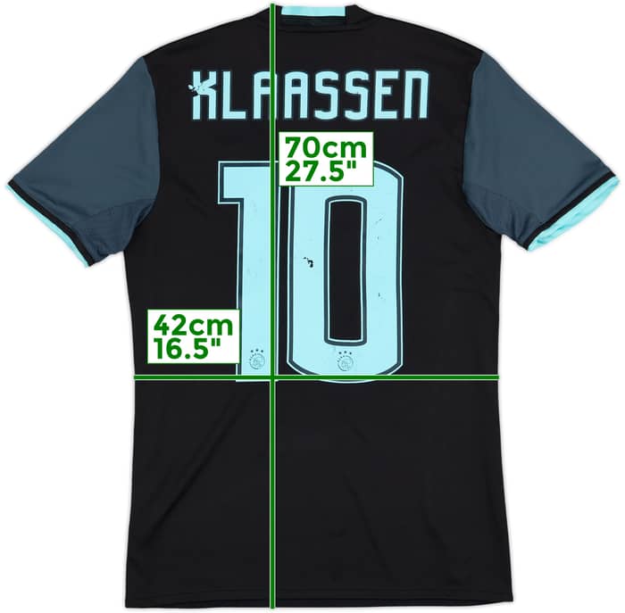 2016-17 Ajax Away Shirt Klaassen #10 - 5/10 - (XS)