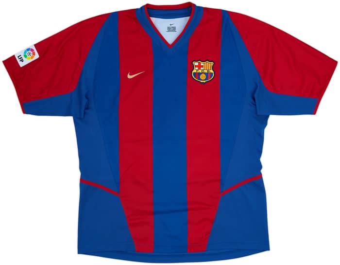 2002-03 Barcelona Home Shirt Luis Enrique #21 - 9/10 - (L)