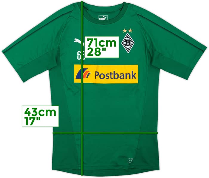 2018-19 Borussia Monchengladbach Player Issue Puma Training Shirt #63 - 7/10 - (S)