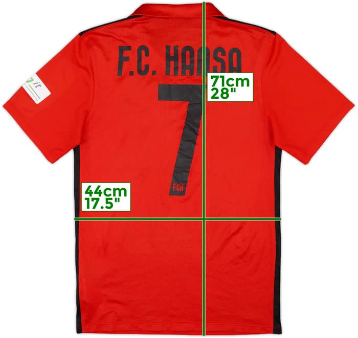 2015-16 Hansa Rostock Third Shirt #7 - 6/10 - (S)