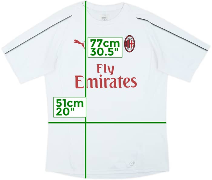 2018-19 AC Milan Puma Training Shirt - 6/10 - (L)