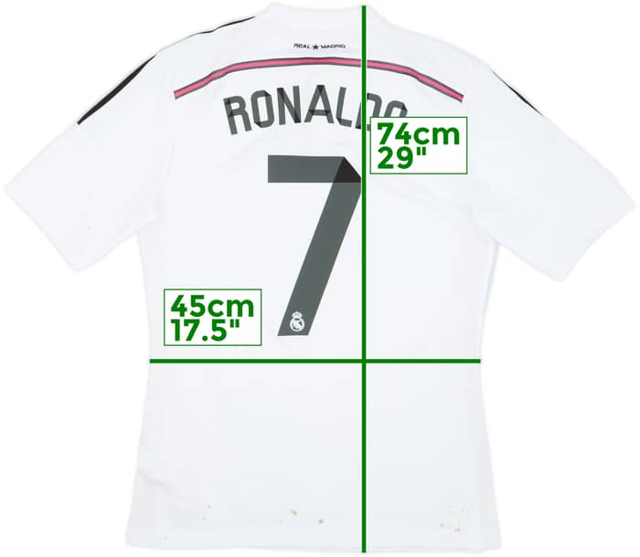 2014-15 Real Madrid Local Camiseta Ronaldo #7 - 5/10 - (M)
