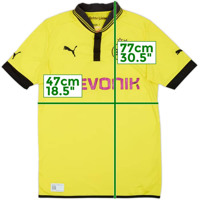 2012-13 Borussia Dortmund Home Shirt - 4/10 - (M)