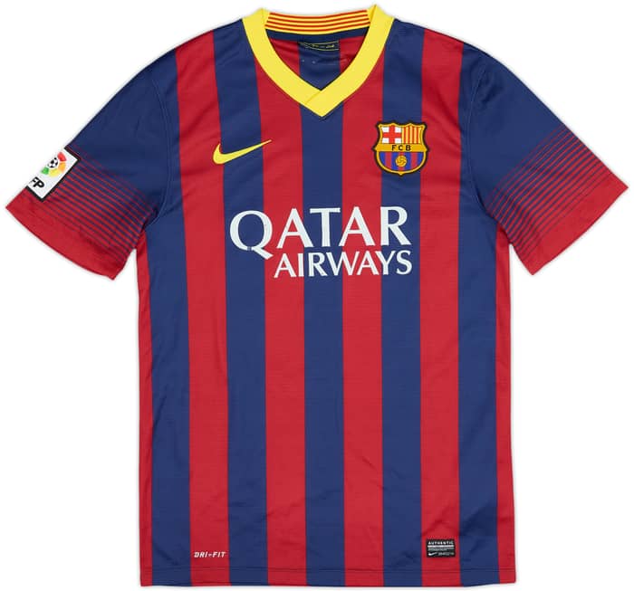 2013-14 Barcelona Home Shirt Messi #10 - 5/10 - (S)