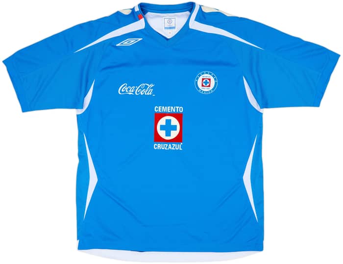 2008-09 Cruz Azul Home Shirt - 9/10 - (L)