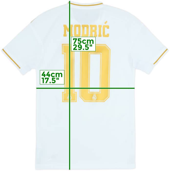 2019-20 Real Madrid Home Shirt Modric #10 - 8/10 - (XS)