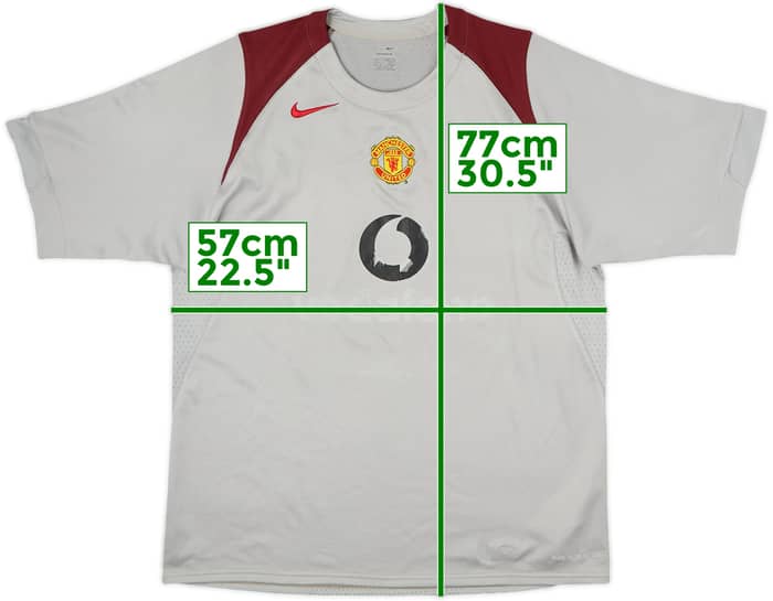 2004-05 Manchester United Nike Training Shirt - 4/10 - (L)