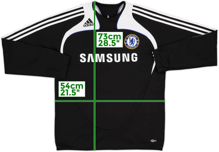 2008-09 Chelsea adidas Sweat Top - 8/10 - (M/L)