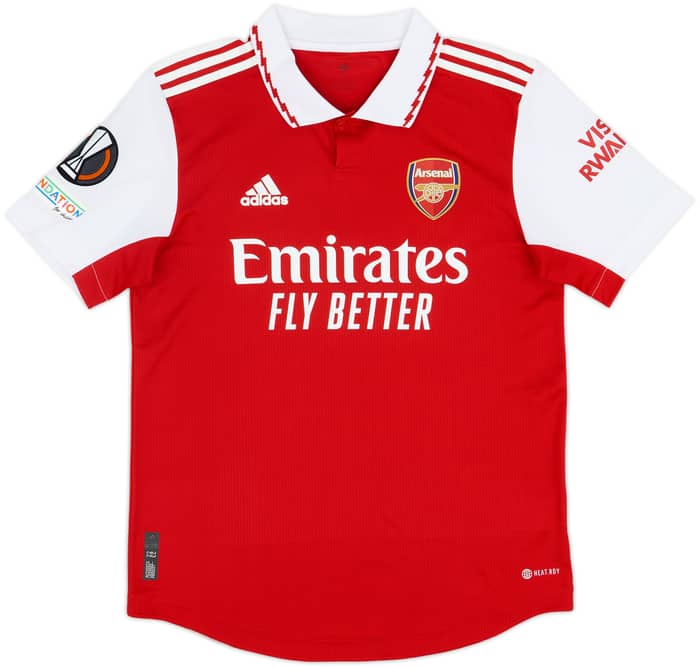 2022-23 Arsenal Authentic Home Shirt Ødegaard #8 - 10/10 - (M)