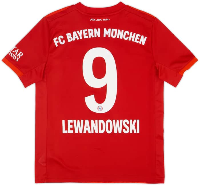2019-20 Bayern Munich Home Shirt Lewandowski #9 - 8/10 - (L.Boys)
