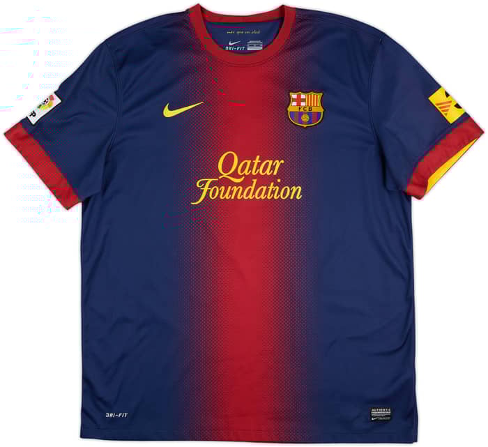 2012-13 Barcelona Home Shirt A.Iniesta #8 - 8/10 - (XL)