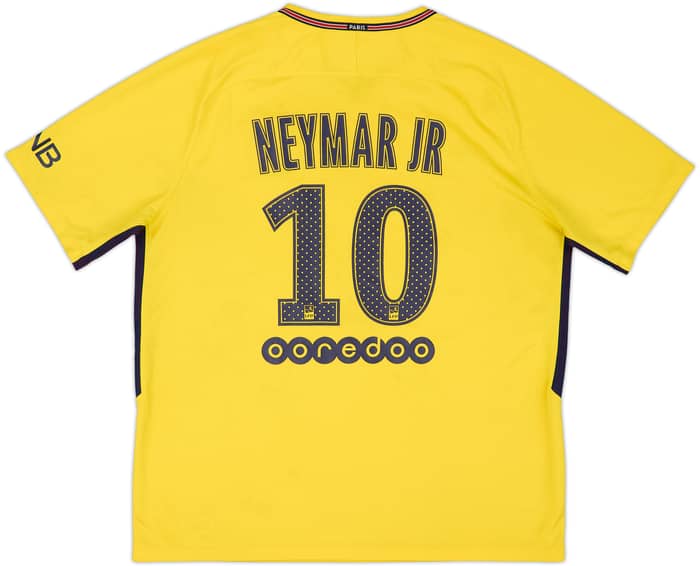 2017-18 Paris Saint-Germain Away Shirt Neymar Jr #10 - 5/10 - (XL)