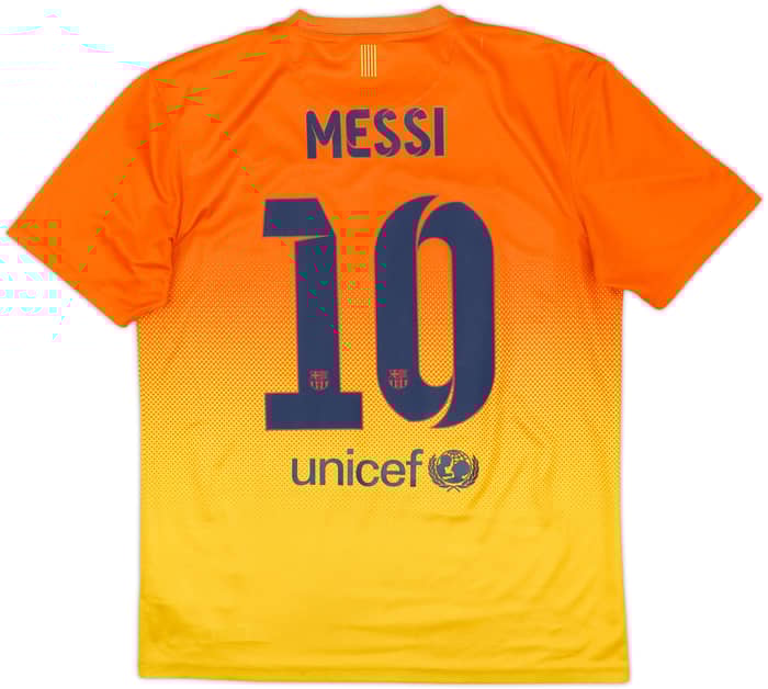 2012-13 Barcelona Basic Away Shirt Messi #10 - 8/10 - (M)