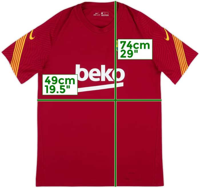 2020-21 Barcelona Nike Training Shirt - 9/10 - (M)