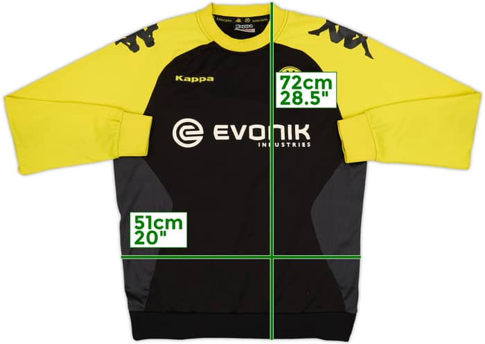 2009-10 Borussia Dortmund Kappa Sweat Top - 6/10 - (M)
