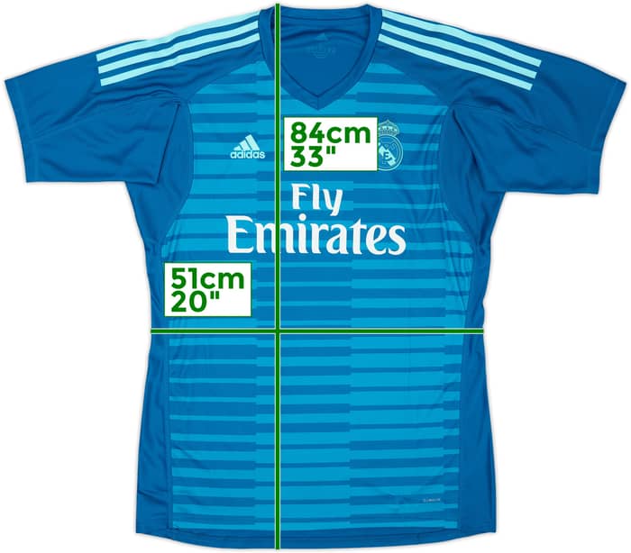 2018-19 Real Madrid GK S/S Shirt - 10/10 - (L)