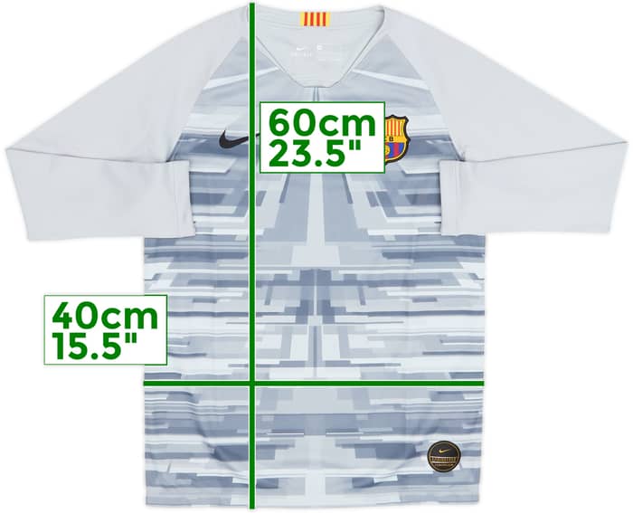2019-20 Barcelona GK Shirt - 10/10 - (M.Boys)