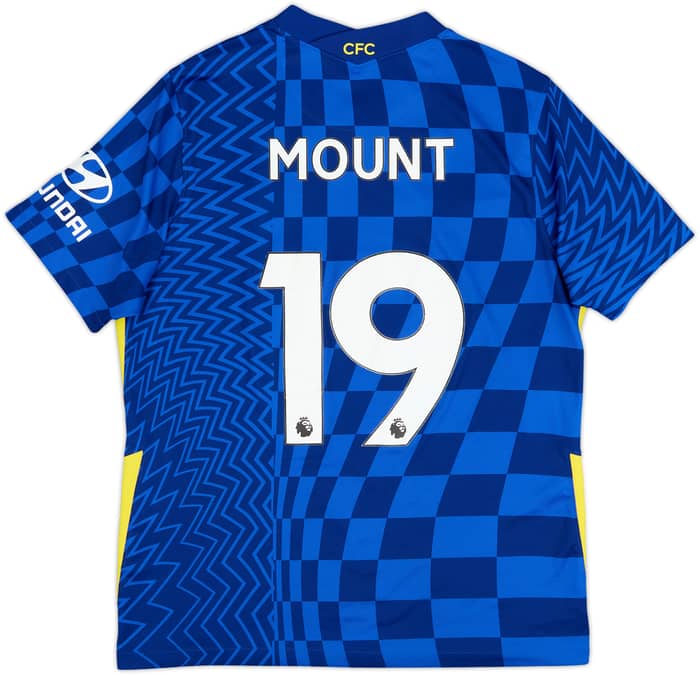 2021-22 Chelsea Home Shirt Mount #19 - 9/10 - (L)