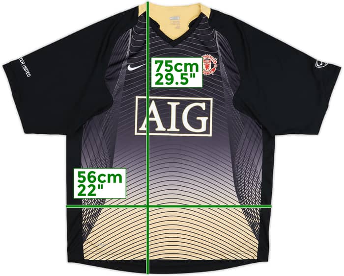 2007-08 Manchester United Nike Training Shirt - 10/10 - (L)